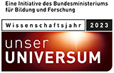 Logo Wissenschaftsjahr 2023 - unser Universum